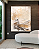 Quadro Decorativo Abstrato Bege, Dourado e Preto - Imagem 3