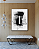 Quadro Decorativo Abstrato Preto com Folhas de Ouro, Prata e Cobre - Imagem 2