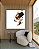 Quadro Decorativo Abstrato Preto com Folhas de Ouro, Prata e Cobre - Imagem 3