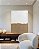 Quadro Decorativo Abstrato Bege e Branco com Folhas de Ouro - Imagem 3
