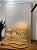 ENVIO IMEDIATO - Quadro Decorativo Gold com Folhas de Ouro CANVAS 70x100cm (LxA) Moldura Branca - Imagem 1