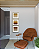 Conjunto com 03 Quadros Decorativos com Paspatur Degradê Tons Quentes - Imagem 4
