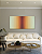 Quadro Decorativo Abstrato Degradê Verde e Laranja - Imagem 3