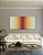 Quadro Decorativo Abstrato Degradê Verde e Laranja - Imagem 4