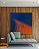 Quadro Decorativo Degradê Azul e Laranja - Imagem 3