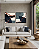 Conjunto com 02 quadros decorativos Abstrato Orgânico Azul, Bege e Terracota - Imagem 1