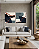 Conjunto com 02 quadros decorativos Abstrato Orgânico Azul, Bege e Terracota - Imagem 2
