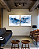 Conjunto com 02 quadros decorativos Abstrato Azul Marinho e detalhes Champanhe - Imagem 3