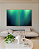 Conjunto com 02 quadros decorativos Degradê Verde, Azul e Preto - Imagem 5