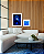 Conjunto com 02 Quadros Luz Azul com Paspatur - Artista Quintal Fotografia - Imagem 2