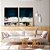 Conjunto com 02 quadros decorativos Cores - Imagem 1