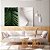 Conjunto com 02 quadros decorativos Botanic Geometric - Imagem 2