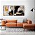 Conjunto com 02 quadros decorativos Abstrato Dourado, Cinza e Preto - Imagem 1