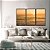 Conjunto com 03 quadros decorativos Amanhecer - Imagem 3