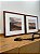 ENVIO IMEDIATO - Conjunto com 02 quadros decorativos Pintura 40x40cm (LxA) Moldura cor Amadeirada - Imagem 2