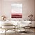 ENVIO IMEDIATO - Quadro Decorativo CANVAS Abstrato Marsala, Rosa e Cinza 70x90cm (LxA) Moldura Canaleta na cor Branco - Imagem 1