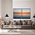 Conjunto com 02 quadros decorativos Pôr do Sol no Mar - Imagem 1