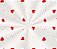 Saco Transparente Decorado Love Vermelho - 10x14 - 100 unidades - Cromus - Rizzo - Imagem 1