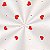 Saco Transparente Decorado - 20x29cm - Love Vermelho - 100 unidades - Cromus - Rizzo Embalagens - Imagem 1