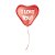 Balão de Festa Decorado Coração - I love you 11" - 25 Unidades - Balões São Roque - Imagem 1