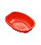 Cumbuca Oval Descartável 10cm Vermelho 10 unidades Trik Trik - Imagem 1