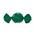 Papel Mini Trufa - 12x12,5cm - Verde - 100 unidades - Cromus - Rizzo Embalagens - Imagem 1