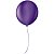 Balão Profissional Premium Uniq 16" 40cm - Roxo Purple - Balões São Roque - Rizzo - Imagem 1