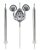Vela Mickey Rosto Prata Disney Silver Festas Rizzo - Imagem 1