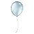 Balão de Festa Látex Perolado - Azul Claro - 50 Unidades - Balões São Roque - Rizzo Balões - Imagem 1