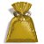 Saco Metalizado Dourado 30x44cm - 50 unidades - Cromus - Rizzo - Imagem 1