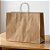 Sacola de Papel Horizontal G 28x38x12cm - Kraft 50 unidades - Cromus - Rizzo - Imagem 1