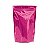 Sacolinha Metalizada com Zip 12x16cm Pink - 08 unidades - Cromus - Rizzo Embalagens - Imagem 1