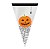 Cone Doces ou Travessuras - 17,5x29,5cm - Halloween - 50 unidades - Cromus - Rizzo - Imagem 1