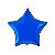 Balão de Festa Metalizado 20" 50cm - Estrela Azul - 01 Unidade - Flexmetal - Rizzo Balões - Imagem 2