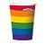 Copo Papel 180ml Festa Mickey Arco-Íris - 12 unidades - Regina - Rizzo - Imagem 2