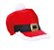 Boné Natalino Vermelho Branco e Preto - 01 unidade - Cromus Natal - Rizzo Confeitaria - Imagem 1