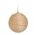 Kit Bolas Cordão Juta 8cm - 06 unidades - Cromus Natal - Rizzo - Imagem 1