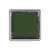 Almofada para Carimbo em Plástico e Espuma - Carimbeira Verde Escuro 2,5x2,5cm - 01 Unidade - Rizzo - Imagem 1
