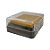 Almofada para Carimbo em Plástico e Espuma - Carimbeira Dourado 2,5x2,5cm - 01 Unidade - Rizzo - Imagem 3