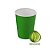 Copo Papel Liso Biodegradável 270 ml  - 10 un - Verde - Silver Festas - Rizzo Confeitaria - Imagem 1