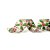 Fita Aramada Azevinho Vermelho e Verde 3,8cm x 9,14m - 01 unidade - Cromus Natal - Rizzo - Imagem 1