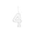 Vela Glitter Branco - 01 Unidade - Regina - Rizzo - Imagem 6