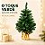 Mini Pinheiro Verde 60cm - 01 unidade - Cromus Natal - Rizzo Confeitaria - Imagem 4
