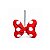 Enfeite para Pendurar Laço Minnie 10cm - 01 unidade Natal Disney - Cromus - Rizzo - Imagem 3