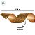Fita Glitter Ouro 3,8cm - 01 unidade 9,14m - Cromus Natal - Rizzo - Imagem 4