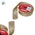 Fita Glitter Ouro 3,8cm - 01 unidade 9,14m - Cromus Natal - Rizzo - Imagem 3