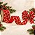 Fita Colmeia Vinho/Ouro 6,3cm - 01 unidade 9,14m - Cromus Natal - Rizzo - Imagem 1