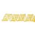 Fita Aramada Telada Ouro com Brilhos 3,8cm x 9,14m - 01 unidade - Cromus Natal - Rizzo - Imagem 1