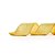 Fita Aramada Ouro Glitter 10cm x 9,14m - 01 unidade - Cromus Natal - Rizzo - Imagem 1