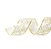Fita Aramada Colmeia Branco e Ouro 6,3cm x 9,14m - 01 unidade - Cromus Natal - Rizzo - Imagem 1